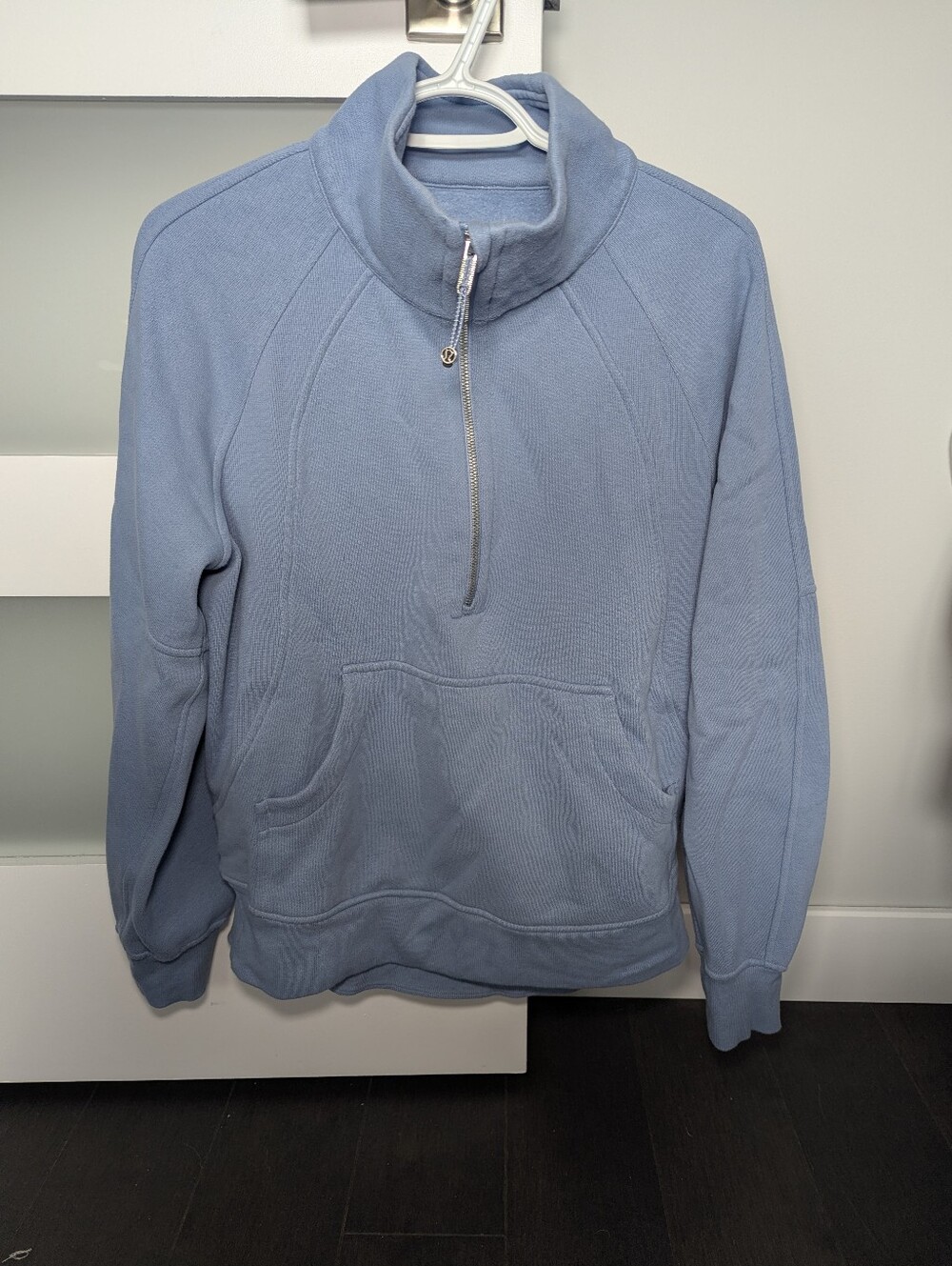 Blue Willow Lululemon Oversized Scuba Funnel Neck Half Zip Long